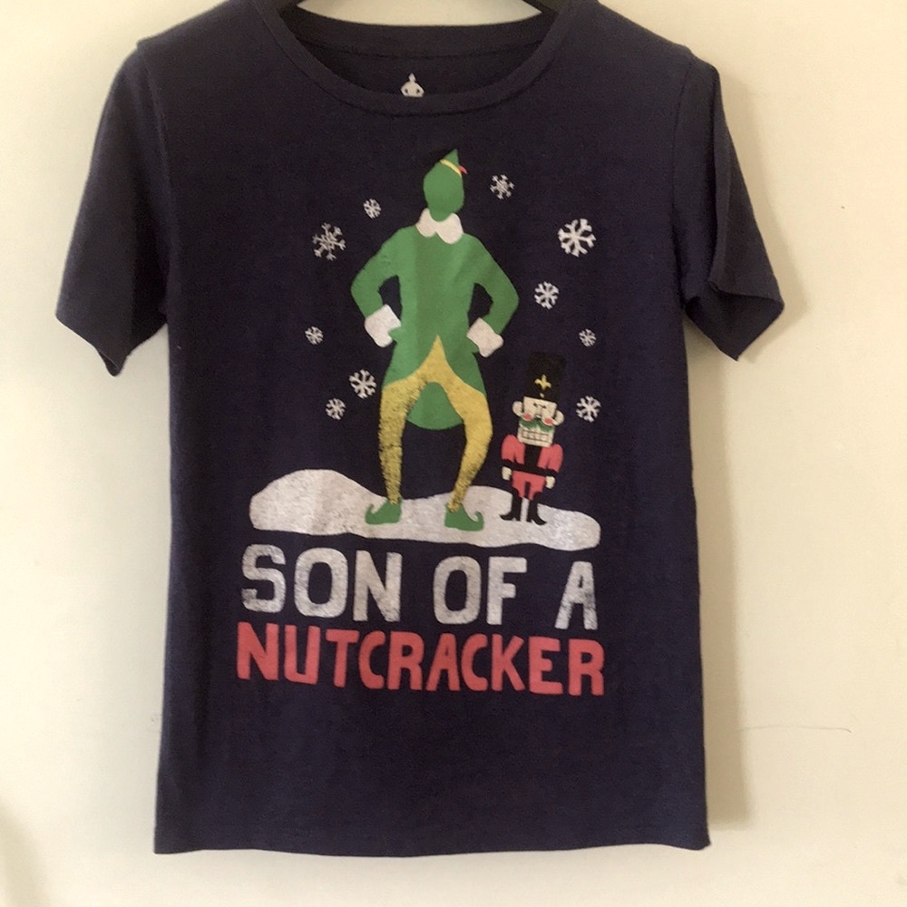 Elf Nutcracker Tee Sz Medium